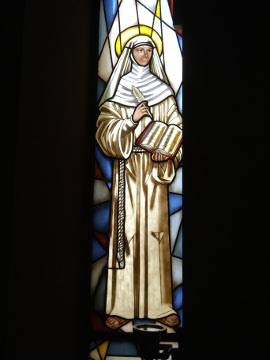 Sta Cunegunda - Vidrieras en Hellín (Albacete) - Hermanas Clarisas de Candido Perez Palma